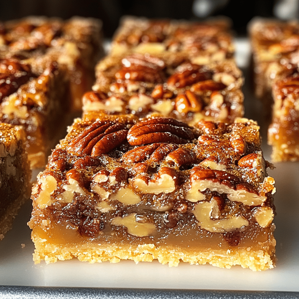 Easy Pecan Pie Bars