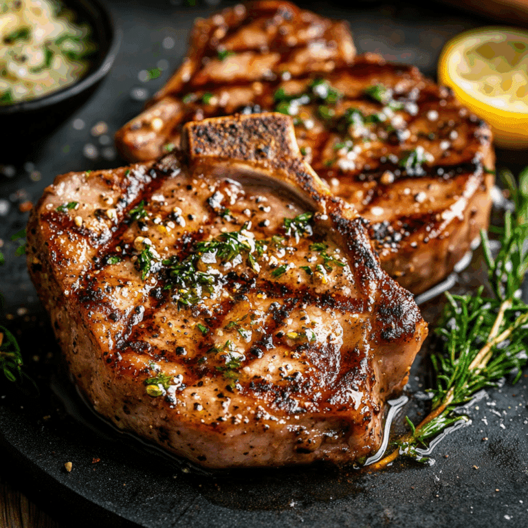 Grilled Pork Loin Chops