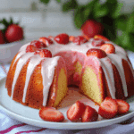 Homemade Strawberry Cream Cheese Pound Cake