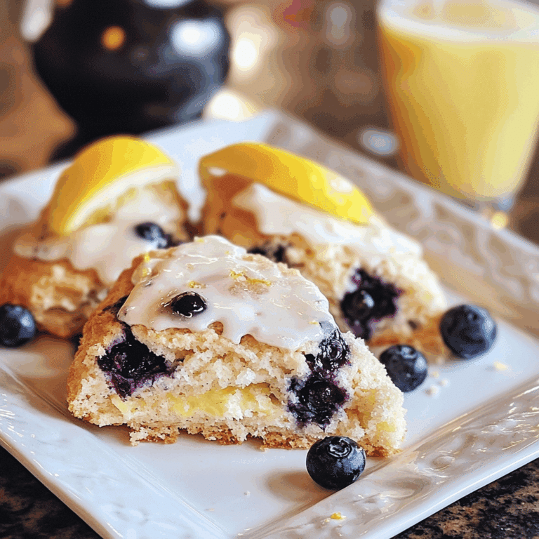 Lemon Blueberry Scones