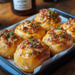 Loaded Baked Potato Dinner Rolls