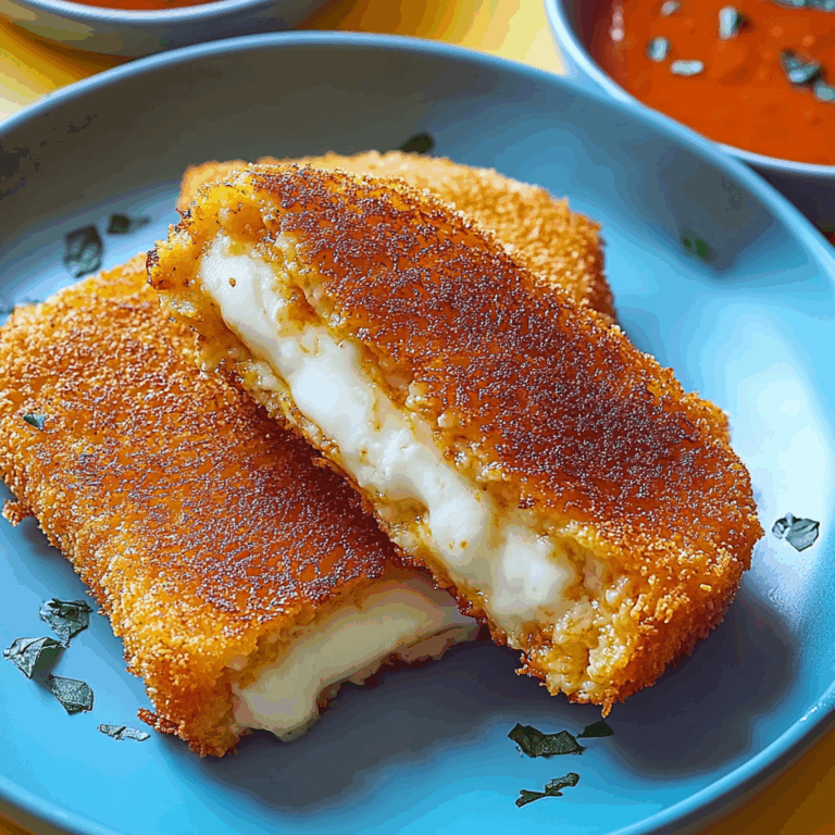 Mozzarella in Carrozza (Italian Fried Mozzarella Sandwiches)