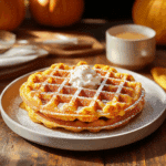Pumpkin Pearl Sugar Waffles