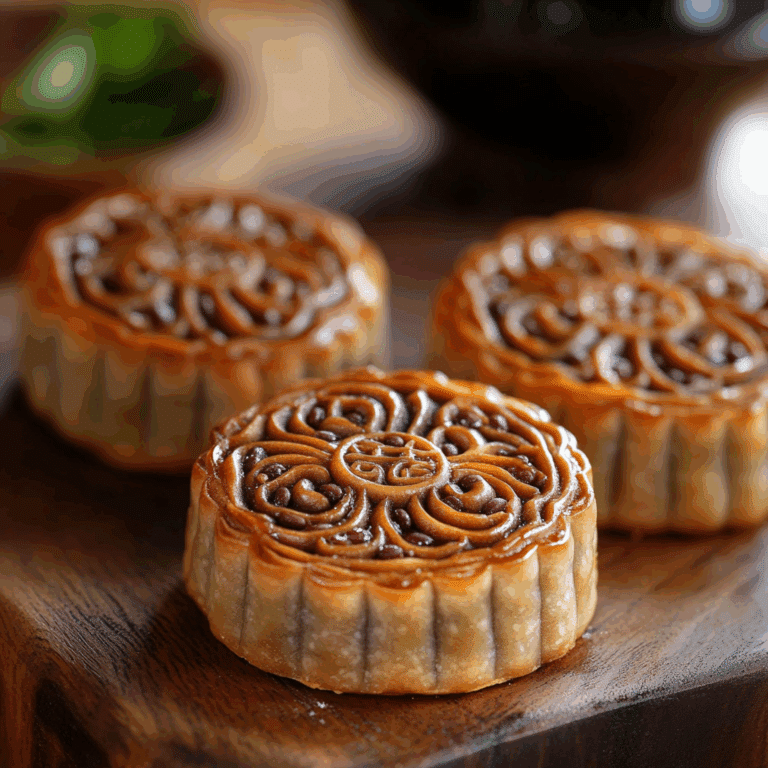 Red Bean Mooncakes