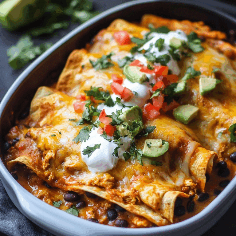 Spicy Black Bean Chicken Enchiladas with Pumpkin Sour Cream Sauce
