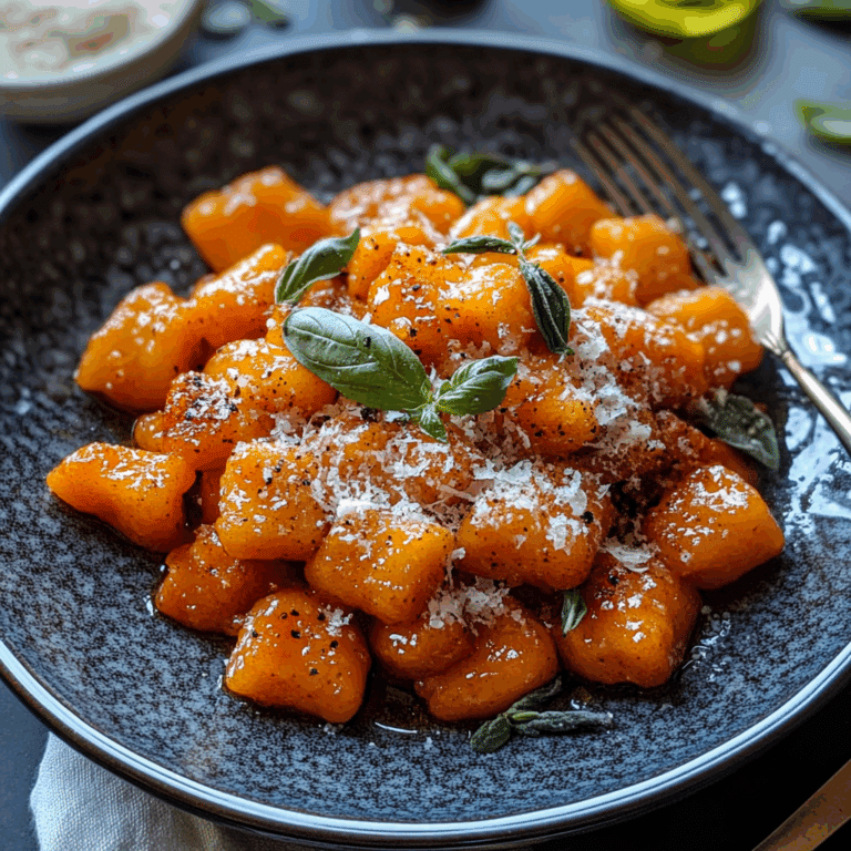 Sweet Potato Gnocchi