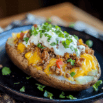 Taco Loaded Baked Potatoes