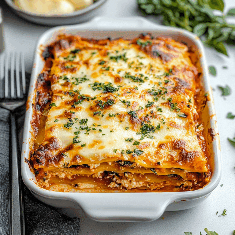 The Best Squash Lasagna