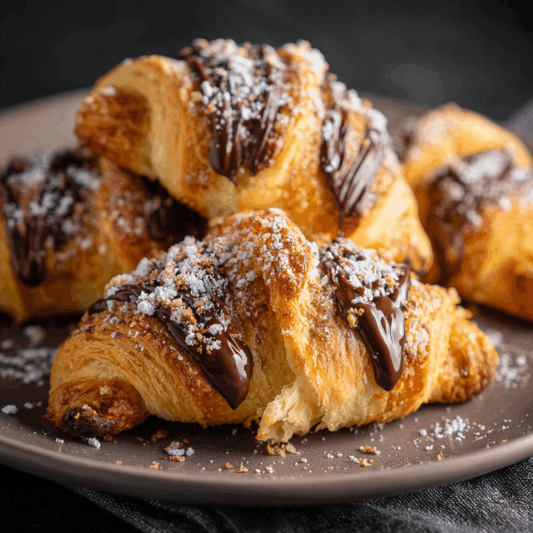 Air Fryer Chocolate Crescent Rolls
