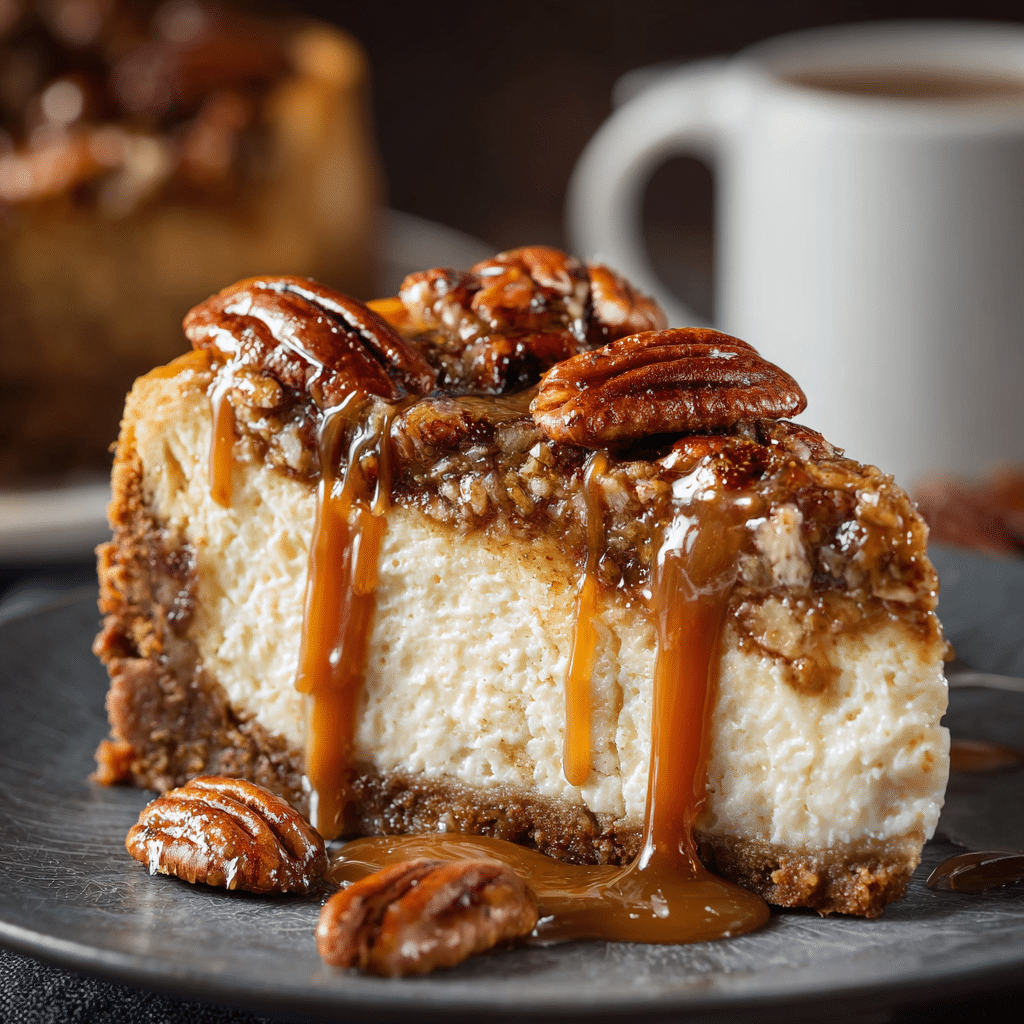 Brown Sugar Pecan Pie Cheesecake
