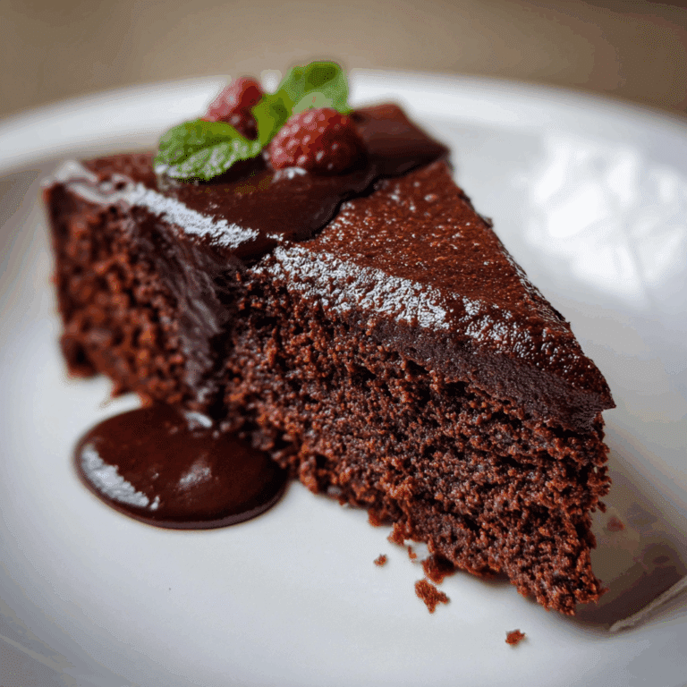 Chia Seed Chocolate Cake (No Flour)