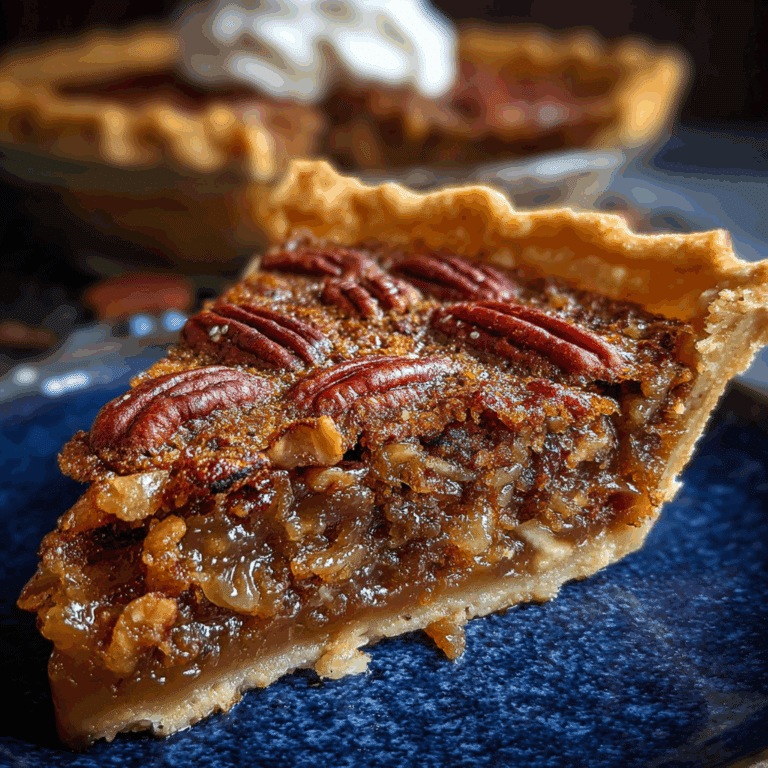 Classic Pecan Pie with Maple and Bourbon