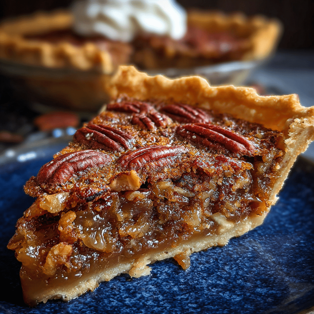 Classic Pecan Pie with Maple and Bourbon