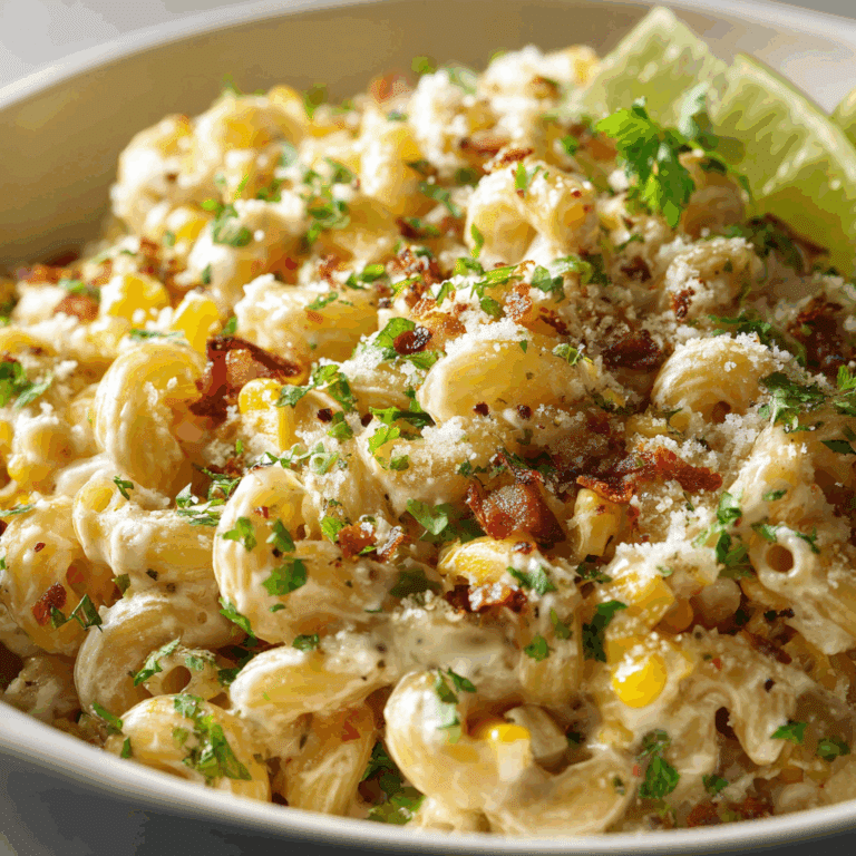 Creamy Street Corn Pasta Salad