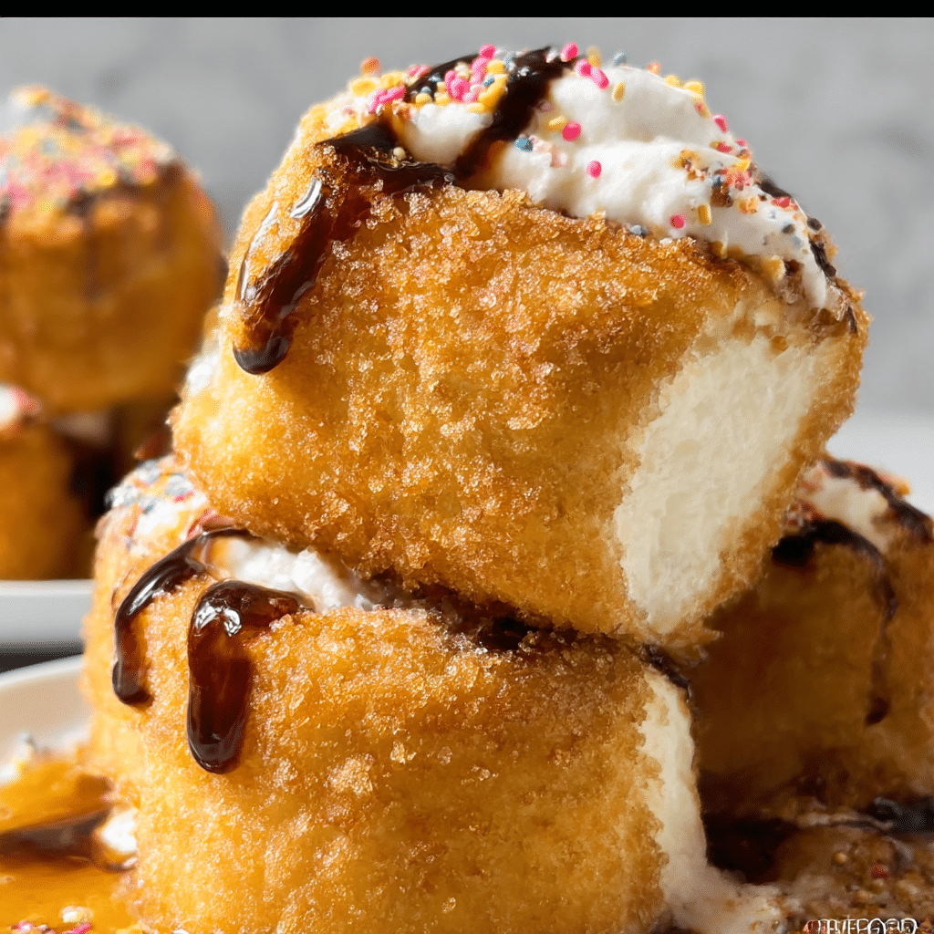 Crispy Deep Fried Marshmallows