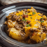 Crock Pot Hamburger Potato Casserole