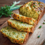 Green Onion Zucchini Cheddar Quick Bread
