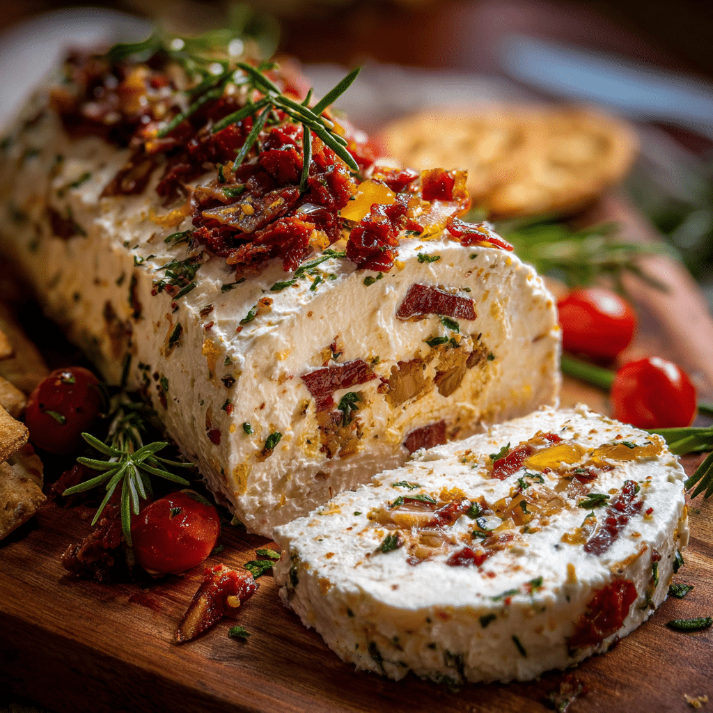 Italian Antipasto Cream Cheese Log