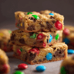 M&M Cookie Bars