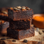 No-Bake Pumpkin Brownies
