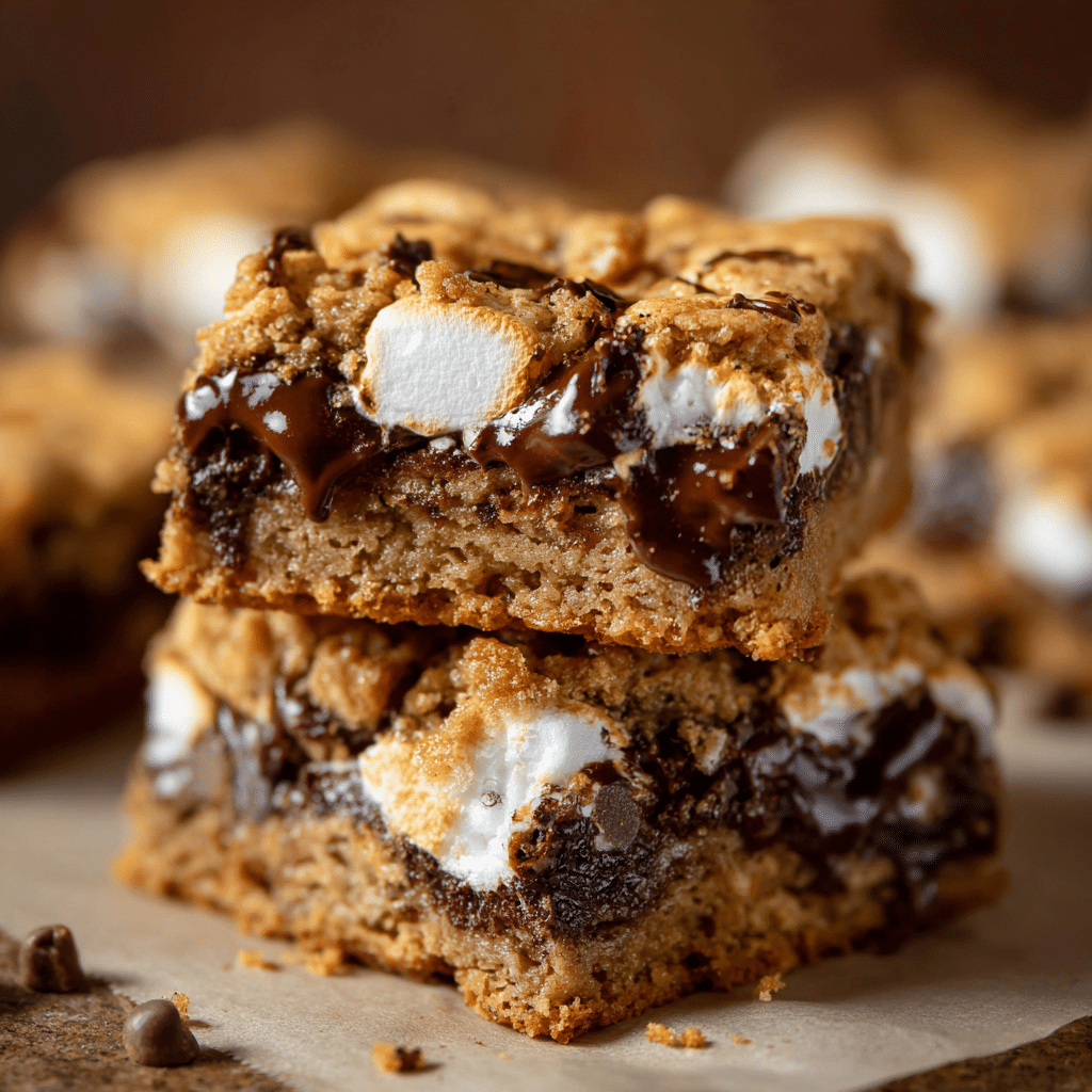 Oatmeal Cookie S’mores Bars