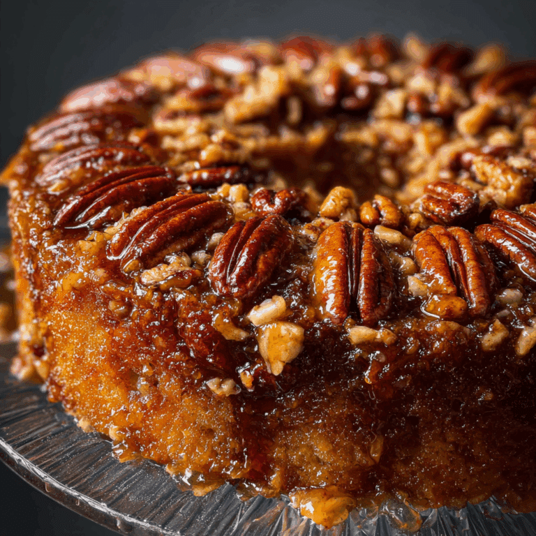 Pecan Upside Down Cake