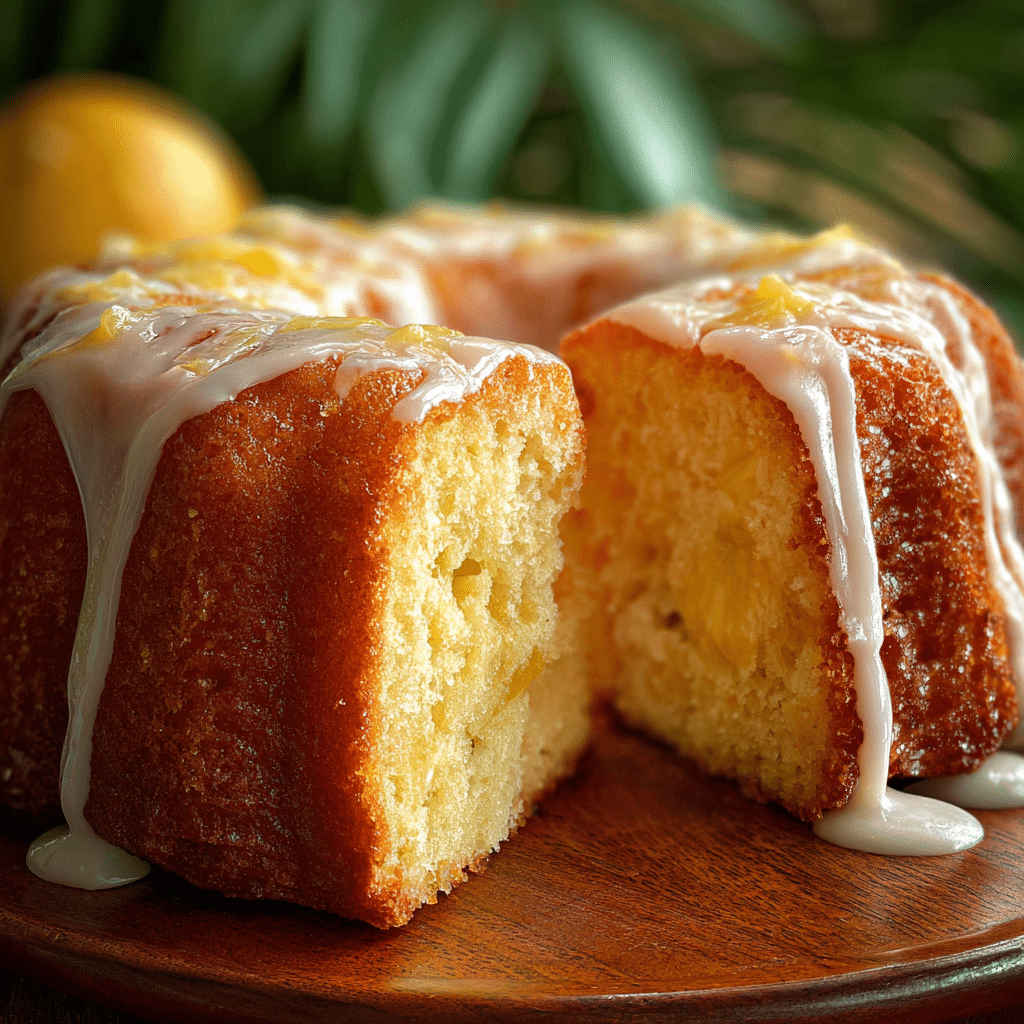 Pineapple Pound Cake