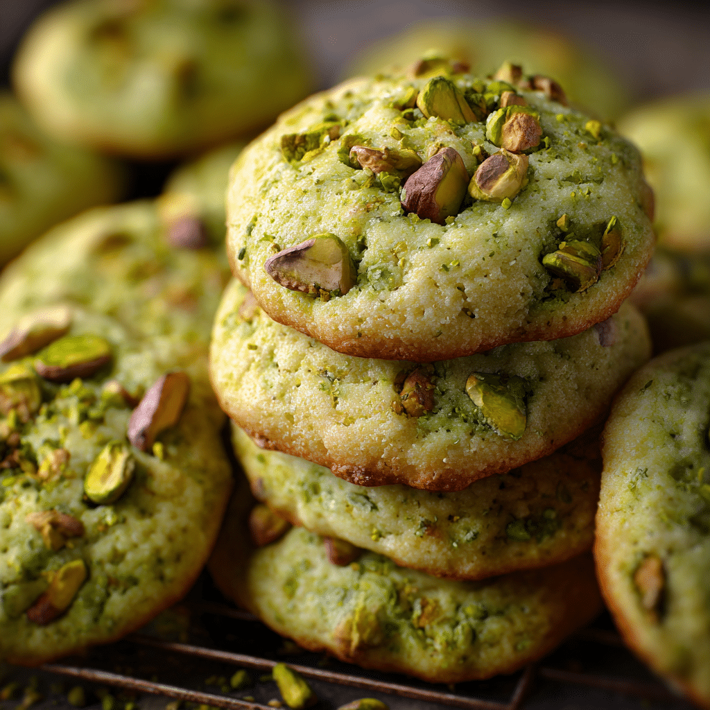 Pistachio Pudding Cookies