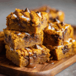 Pumpkin Spice Blondies