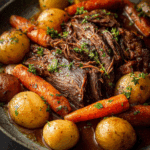 Slow Cooker Pot Roast with Potatoes and Carrots