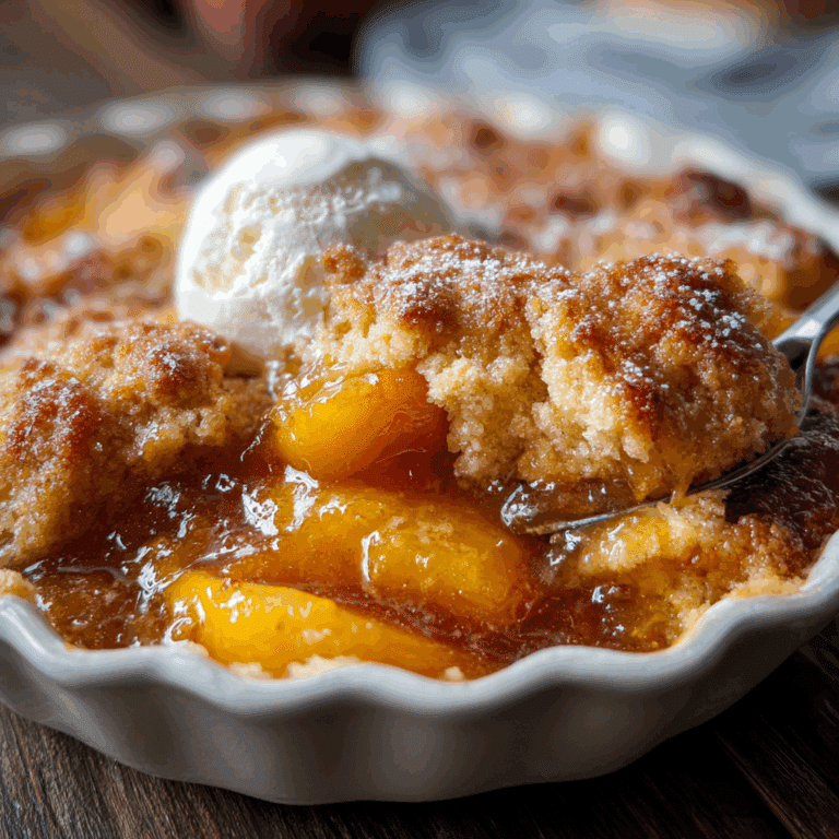 Southern Peach Cobbler