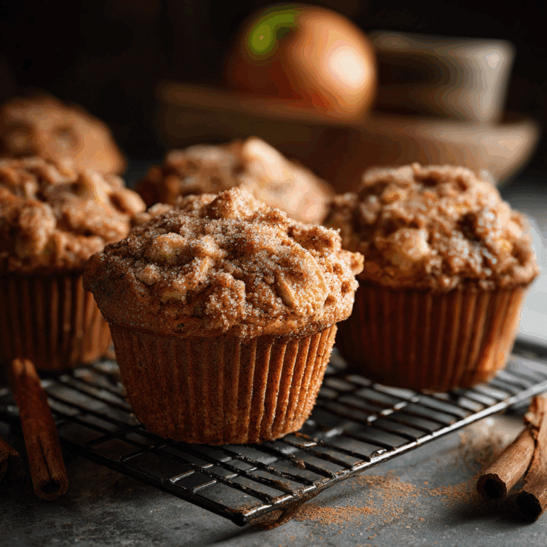 Spiced Apple Cinnamon Muffins