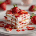 Strawberry Cream Cheese Icebox Cake