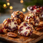 Sweet & Nutty Cranberry Pecan Cheese Bites