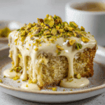 Vegan Pistachio Tres Leches (3 Milk Cake)