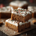 Gingerbread Cookie Bars