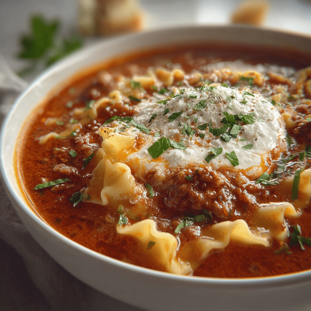 Lasagna Soup