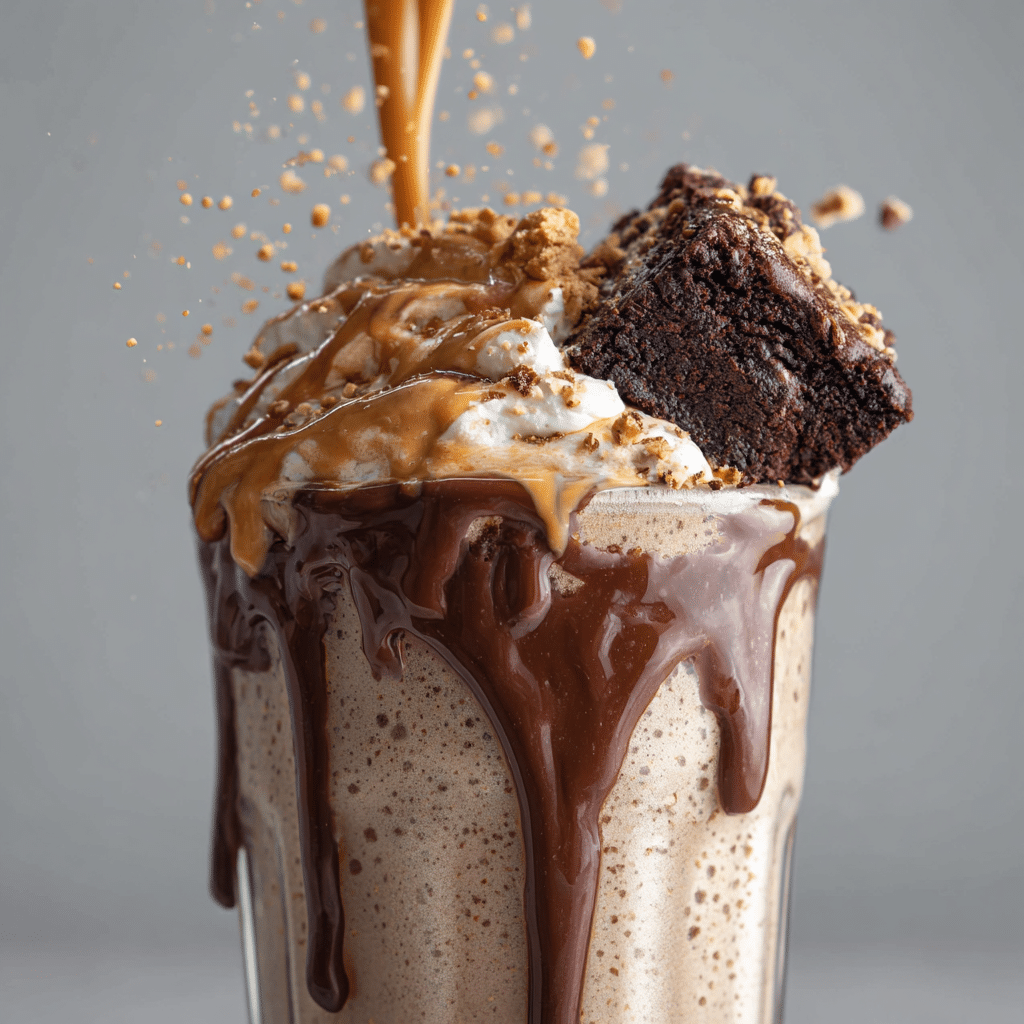 Peanut Butter Brownie Shake