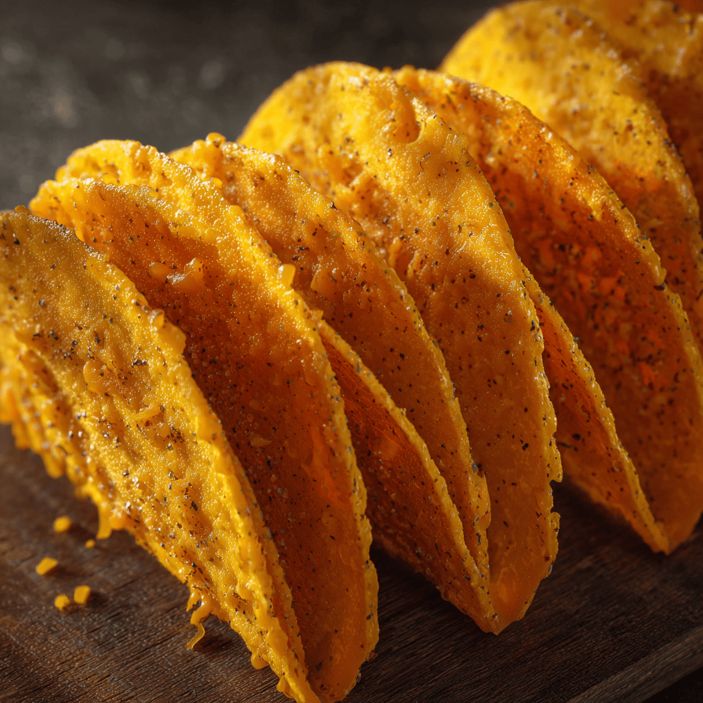 Taco Shells with Cheese