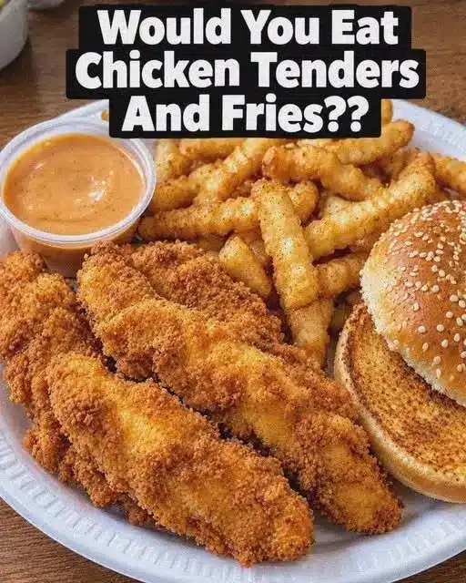 The finished crack chicken tenders served on a platter with extra ranch dipping sauce and green onions
