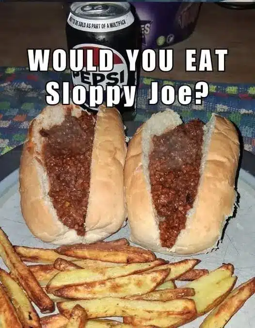 A Big Mac sloppy joe served on a toasted sesame seed bun with melted cheese and lettuce