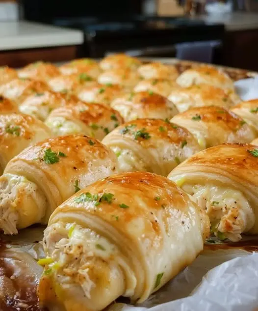 A close up of a scoop of cheesy chicken potato bake showing melted cheese and tender chicken