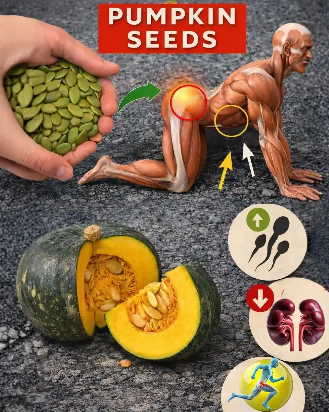 Roasted pumpkin seeds seasoned with herbs and salt in a small glass jar